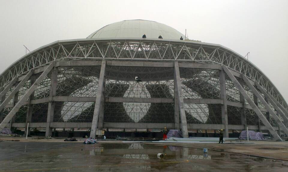 龙井温泉馆网架工程